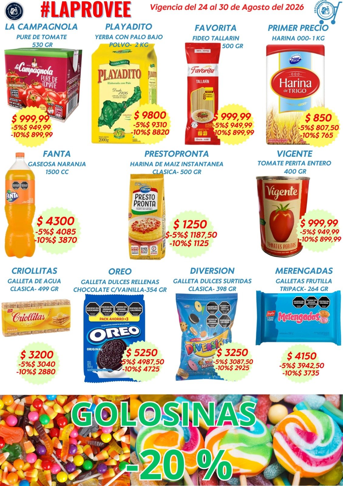 OFERTAS DE LA SEMANA