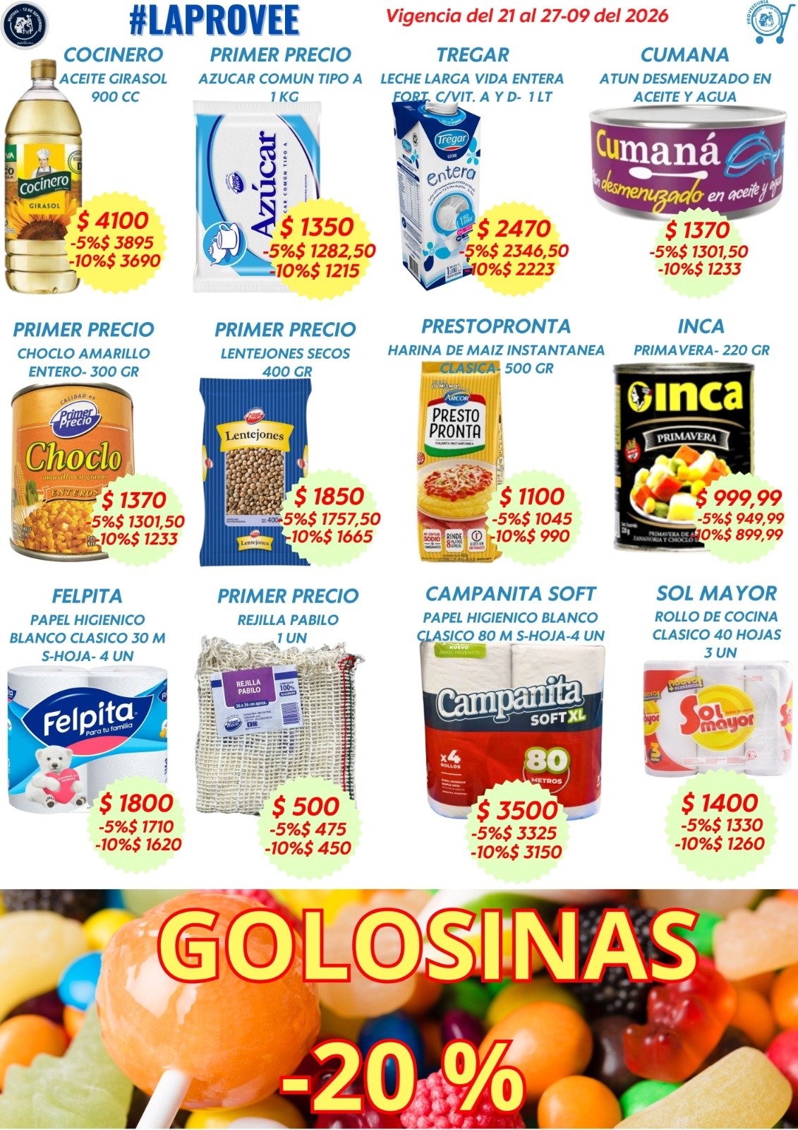 OFERTAS DE LA SEMANA