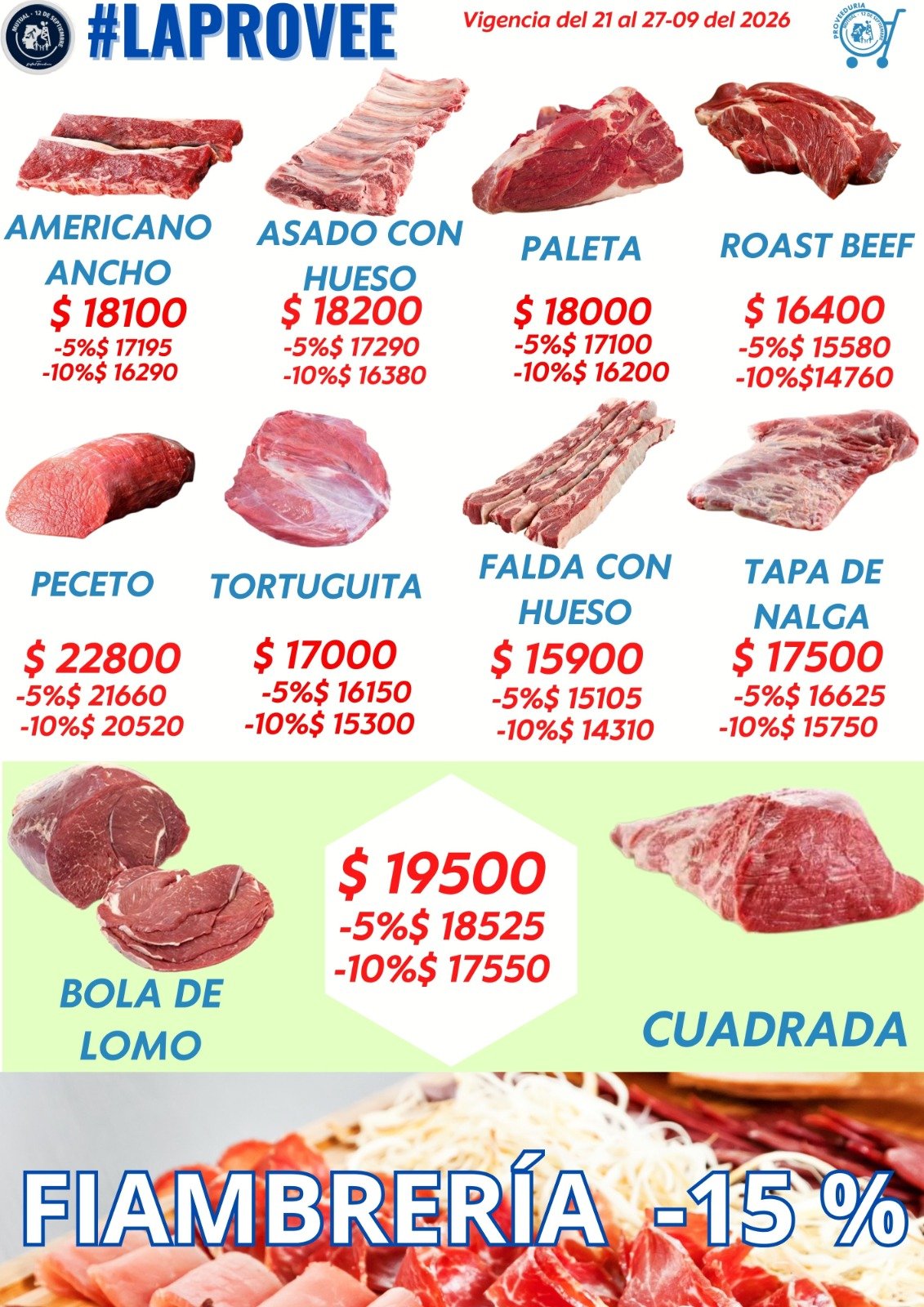 OFERTAS DE LA SEMANA